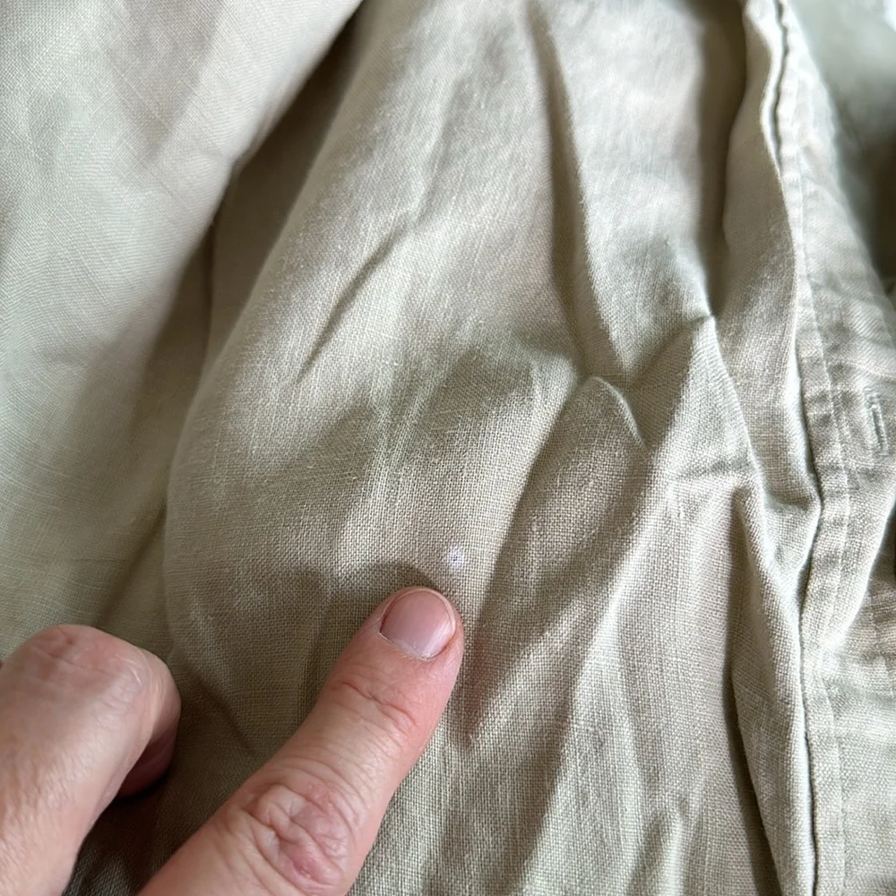 Vintage Ralph Lauren Linen button down blouse - Picture 5 of 6